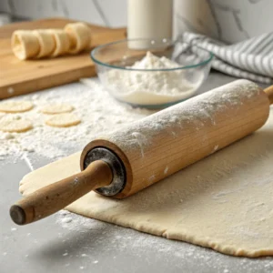 Rolling out pasta dough